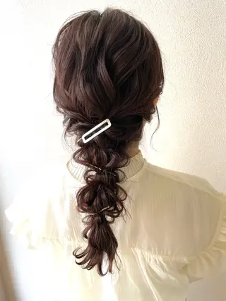 ロング ヘアアレンジ 沢田 瞳のヘアスタイル