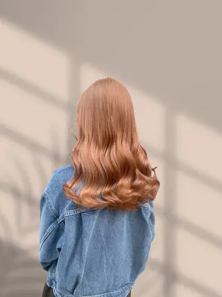 ロング カラー くすみミルクティー／ ブラウン🪡TOWAのヘアスタイル