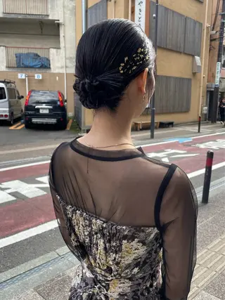 ヘアアレンジ 渥美 怜子のヘアスタイル