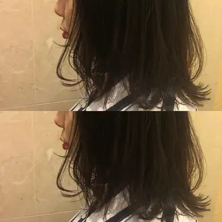 ミディアム せこぐち まいのヘアスタイル