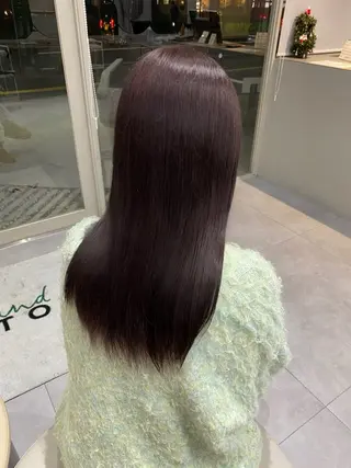 ロング カラー 中村 心春のヘアスタイル