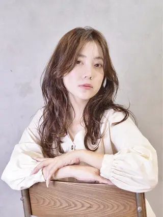 セミロング 髪質改善/ヘアケア coiiはしもとはなのヘアスタイル