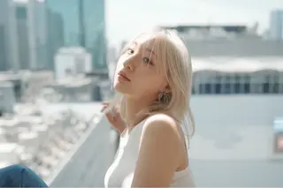 ミディアム メンズ縮毛矯正 ブリーチカラー/まやのヘアスタイル