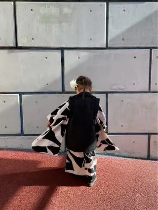 ミディアム ヘアアレンジ Lien所属・marika/透明感 カラー/レイヤーのヘアスタイル