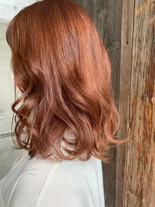 セミロング カラー 平野 優奈のヘアスタイル