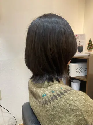 ショート MOLLASALON 浅香山店所属・髪質改善カラー 縮毛矯正🤍辻桃加のヘアスタイル