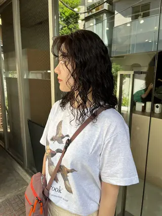 ロング パーマ ロングパーマ木村 ボブパーマのヘアスタイル