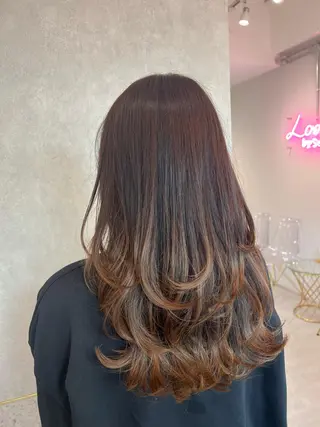 ロング カラー Loom .by Sea  ルームバイシー所属・レイヤー/前髪/ 韓国/CHIHIROのヘアスタイル