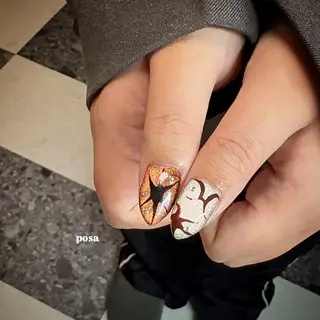 ネイル posa nail モエミのネイルデザイン