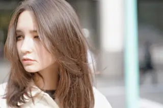 セミロング カラー N° jemica 札幌のヘアスタイル