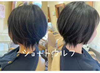 ショート 大鹿 数馬のヘアスタイル