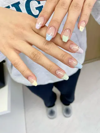 ネイル 大阪福島韓国束感まつ げ Sayaka🤍のマツエク・マツパデザイン