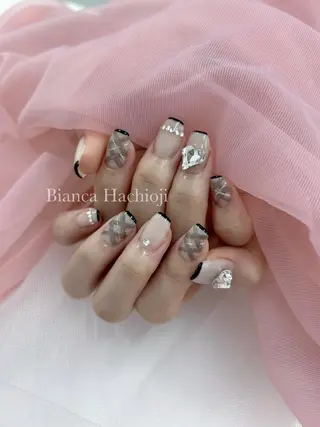 ネイル 𝑌𝑈𝑈𝐾𝐴 /ワンホン/量産型のネイルデザイン