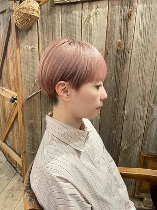 ショート カラー カライングドゥ所属・小田 聖也のヘアスタイル