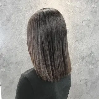 ミディアム 所渉/韓国レイヤー /ウルフカットのヘアスタイル