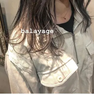 セミロング カラー 会社OKなのに、 ちゃんと可愛い🤎のヘアスタイル