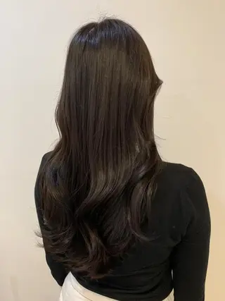 ロング カラー 小澤 一稀のヘアスタイル