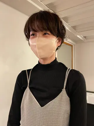 ショート パーマ tete nico所属・似合わせ/ヘアカラー nanami🌸のヘアスタイル