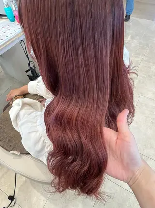 ロング カラー 暖色専門美容師🎀 お客様満足度◎のヘアスタイル