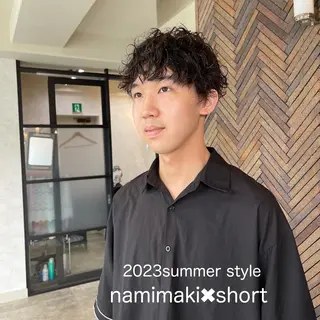 ショート パーマ EMANONシェアサロン吉祥寺東急裏店所属・黒崎 勝巳のヘアスタイル