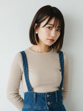 ショート カラー 藤本 早耶のヘアスタイル