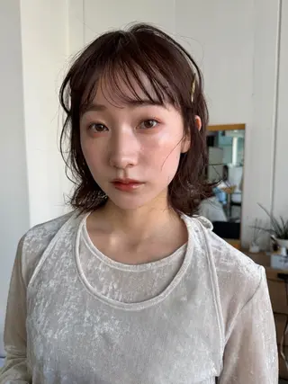 ミディアム ryona🎀 /レイヤーカットのヘアスタイル