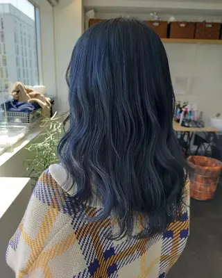 ロング カラー JIL BLAN 京都所属・RU RIのヘアスタイル