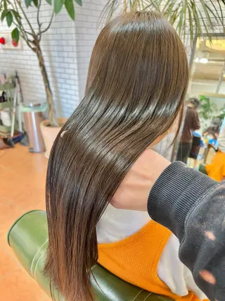 ロング カラー 石井 佑樹のヘアスタイル