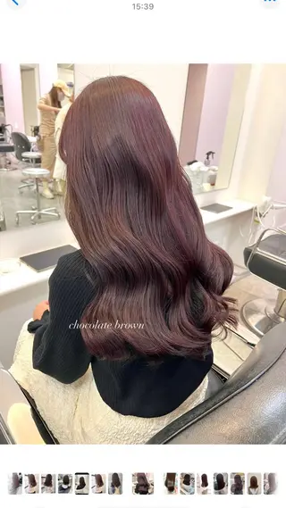 ロング カラー ParveMix 宮﨑 梨里のヘアスタイル