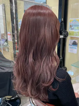 セミロング カラー 井上 武輝のヘアスタイル