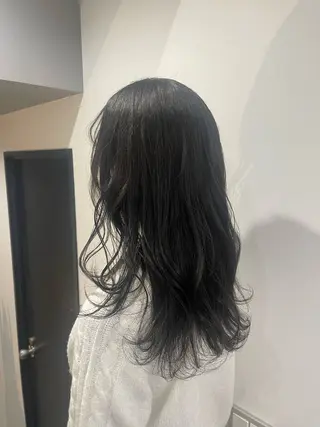 ロング カラー inchelsea ririkaのヘアスタイル