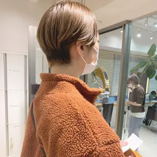 ショート カラー ヘアアレンジ 🌿ショート🌿 パーマ🌿淳平のヘアスタイル