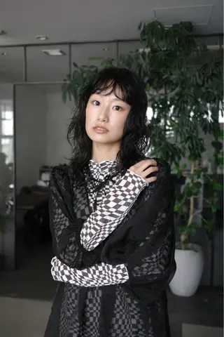 ミディアム パーマ 🌀渋谷ボブパーマ 🌀河野瑠太のヘアスタイル