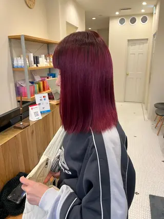 セミロング カラー belle   表参道　terrace所属・抜きっぱなしブロンド /ハイトーン/カナタのヘアスタイル