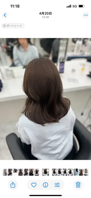 ロング ♡ナチュラルガーリー ♡ベージュ♡RINAのヘアスタイル
