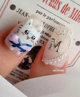 ネイル 3dパーツ/流行り 👧shushu❤️のネイルデザイン
