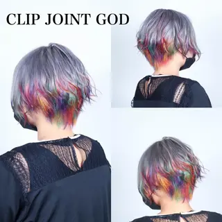 ショート カラー 今泉 周のヘアスタイル