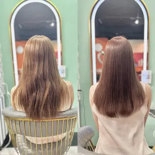 セミロング Reflet 新宿/プルエクステのヘアスタイル