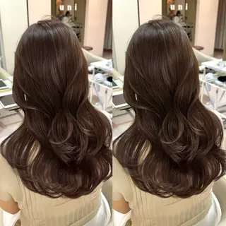 ロング カラー ♡韓国/レイヤー カット/Ayana♡のヘアスタイル