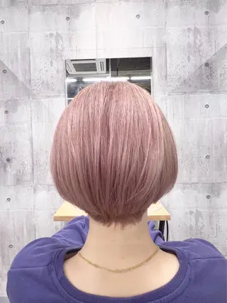 ショート カラー newi ナカノのヘアスタイル