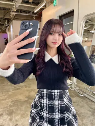 ロング nessヤマサキ リュウタのヘアスタイル