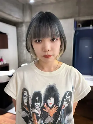 ショート カラー ナチュラル・ハイトー ン🏆HINOKIのヘアスタイル