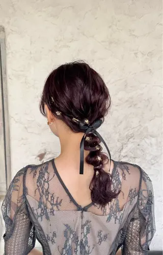 ヘアアレンジ 大橋 彩芽のヘアスタイル