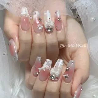 ネイル HANA 長さだしのネイルデザイン