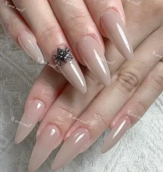 ネイル 長いだし/スカルプ/ パラシェルN.oneのネイルデザイン