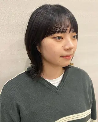 ミディアム haru🌘レイヤー ･ウルフ/川崎のヘアスタイル