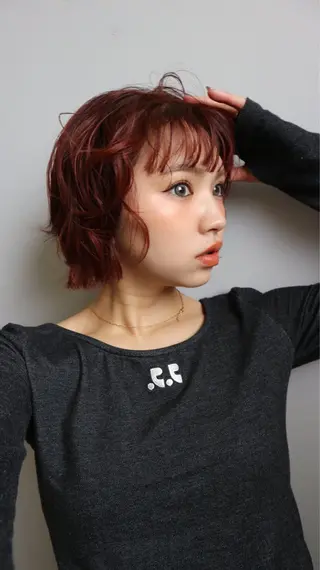 ショート カラー DOULAQ所属・AKO .のヘアスタイル