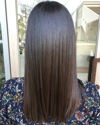 セミロング ツヤ髪質改善 💜れいな💜のヘアスタイル