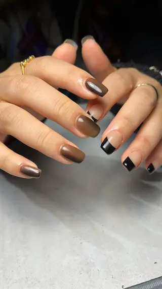 ネイル 🤎Two ERI🤎のネイルデザイン