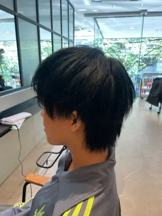 カラー メンズ オリーブカラー🫒/ 透明感カラー/みゆのヘアスタイル